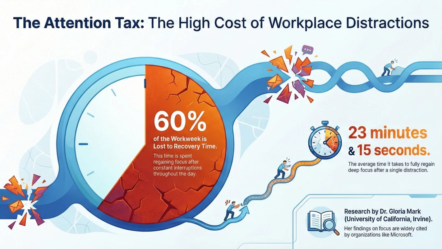 Biological Strategy: The high cost of workplace distractions Biological Strategy: The high cost of workplace distractions