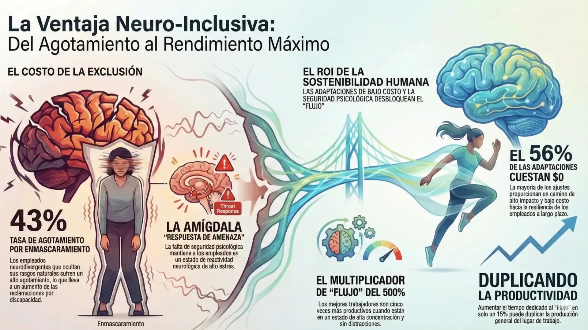 Métricas de Peak Performance y rendimiento cerebral para optimizar la Sostenibilidad Humana organizacional.